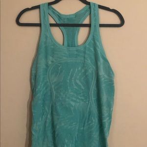 lululemon Swiftly Tech Racerback Tank - blue green